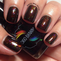 Land Before Swine - OG UP - brown shimmer and multichrome flakies