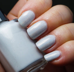 Aether Or - light grey linear holographic creme