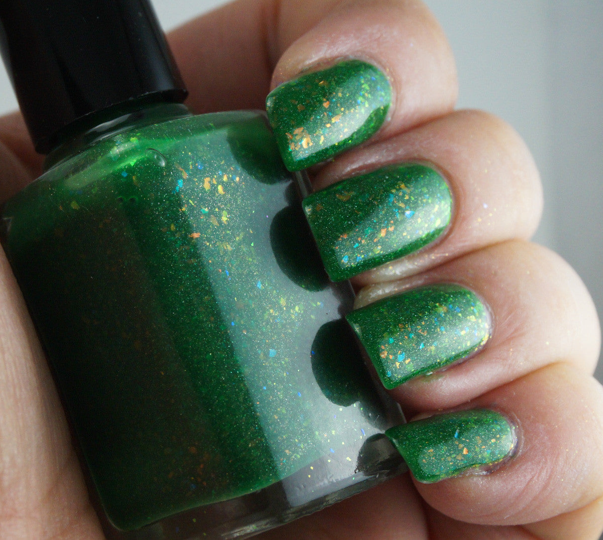 Countdown to Extinction - OG UP - vibrant green colorshifting flakie