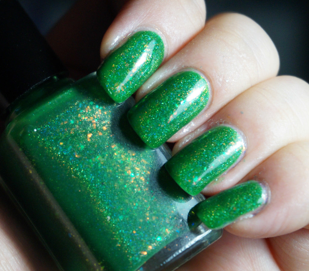 Countdown to Extinction - OG UP - vibrant green colorshifting flakie