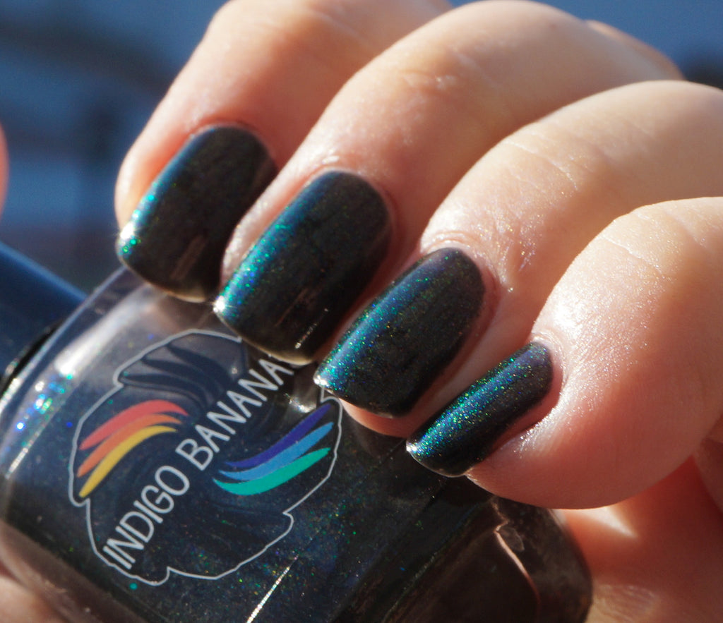 When Are We? - black with multicolor shimmer
