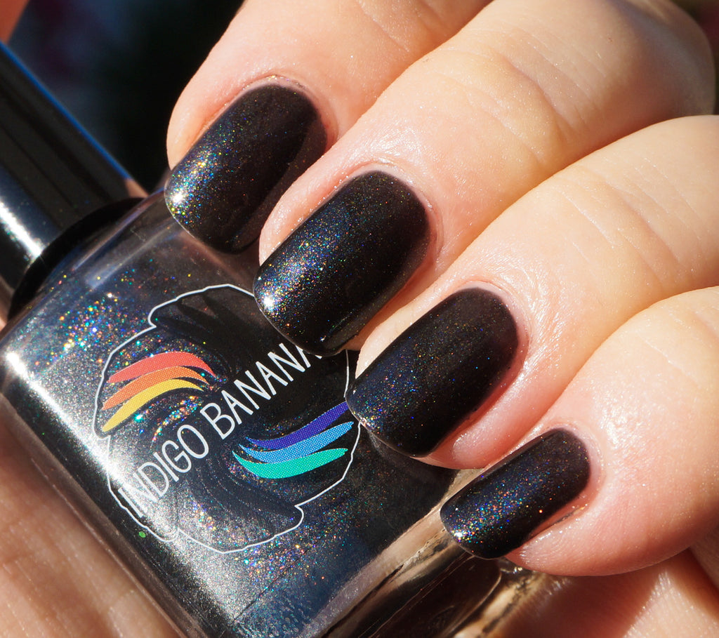 When Are We? - black with multicolor shimmer