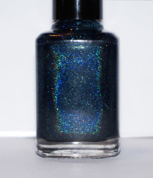Do Your Duty - dark blue linear holographic