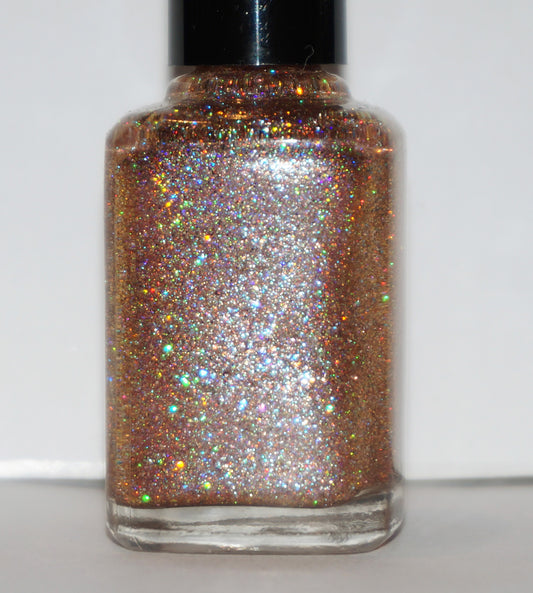Sequins of Events - rose gold glitter - shifts champagne to red-gold