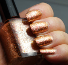 Spark of Life - copper & real silver flakie multichrome
