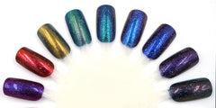 Great Beasts Once Roamed This World - orange red multichrome linear holographic w/ flakies