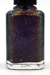 They Became Music - dark plum purple multichrome linear holographic w/ flakies