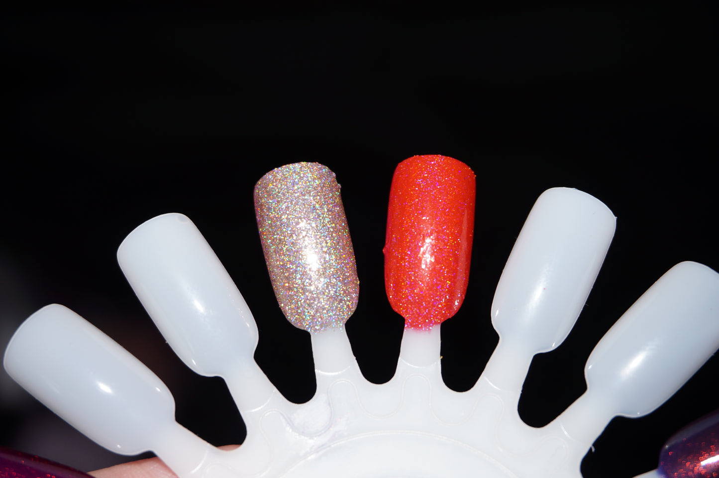 Ghost Girl - champagne holo / pale rose-beige - holo with flakies, shimmer