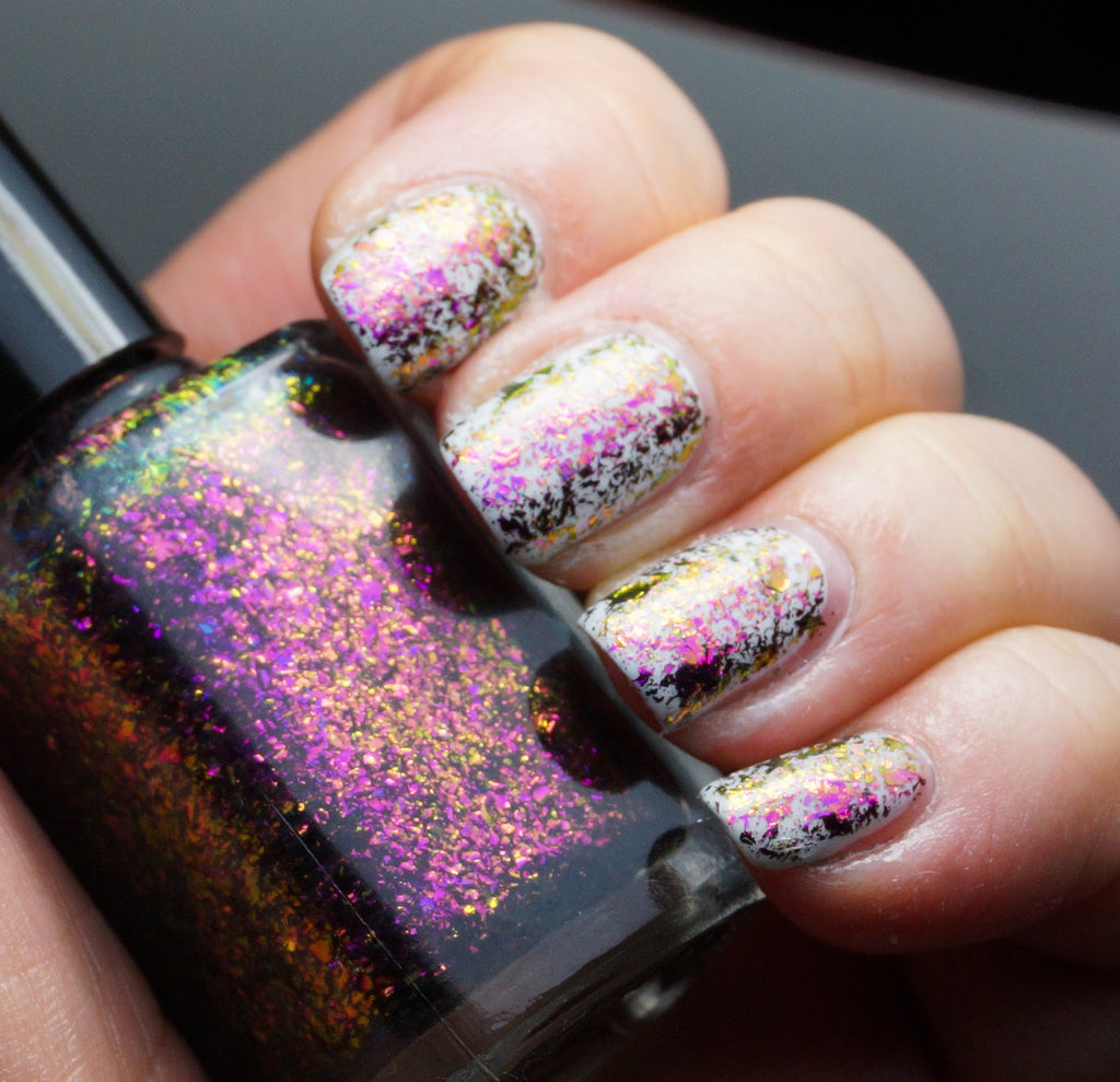 Fantastic Planet (HOLO) - magenta/red/gold mega chrome flakie – Indigo  Bananas