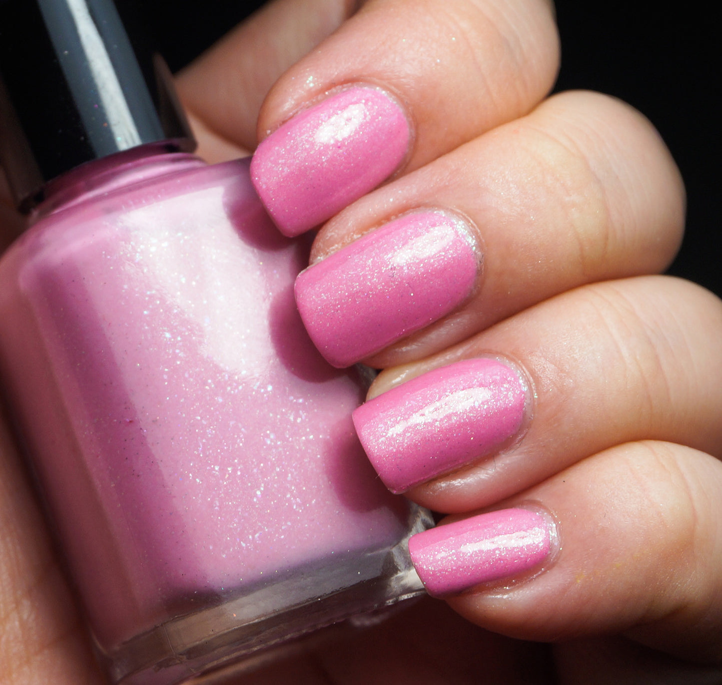 Cherry Blossom Roads - light pink w/ glass fleck shimmer