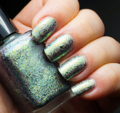A Greener World (HOLO) - gold-green/green/blue mega chrome flakie