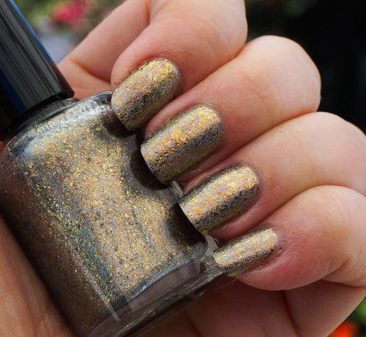 Hay Ride (HOLO) - gold mega chrome flakie