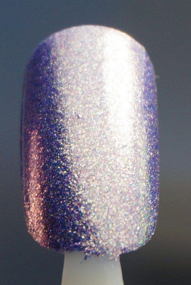 Taffeta, Darling? - purple glass fleck holo chrome