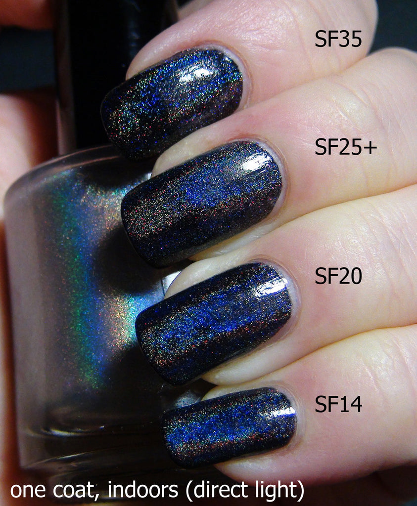 Spectraflair Holographic Top Coat - four kinds