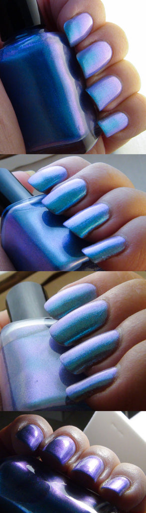 Maui Wowee - aqua/sky blue/blue/purple multichrome holographic