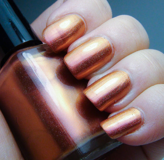 Son of Fire - coral multichrome holographic DISCONTINUED