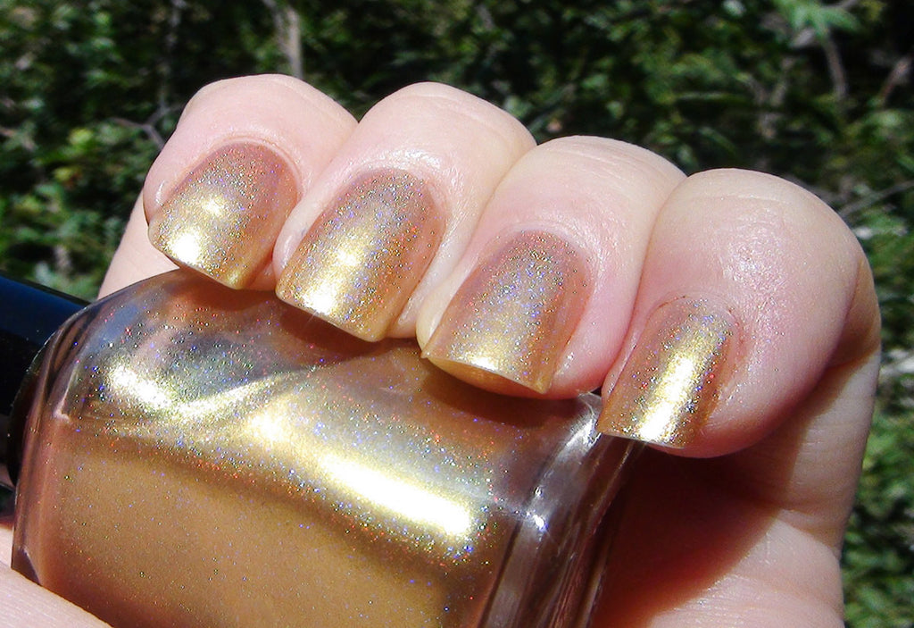 Suneater - bright gold / pale golden green holographic DISCONTINUED
