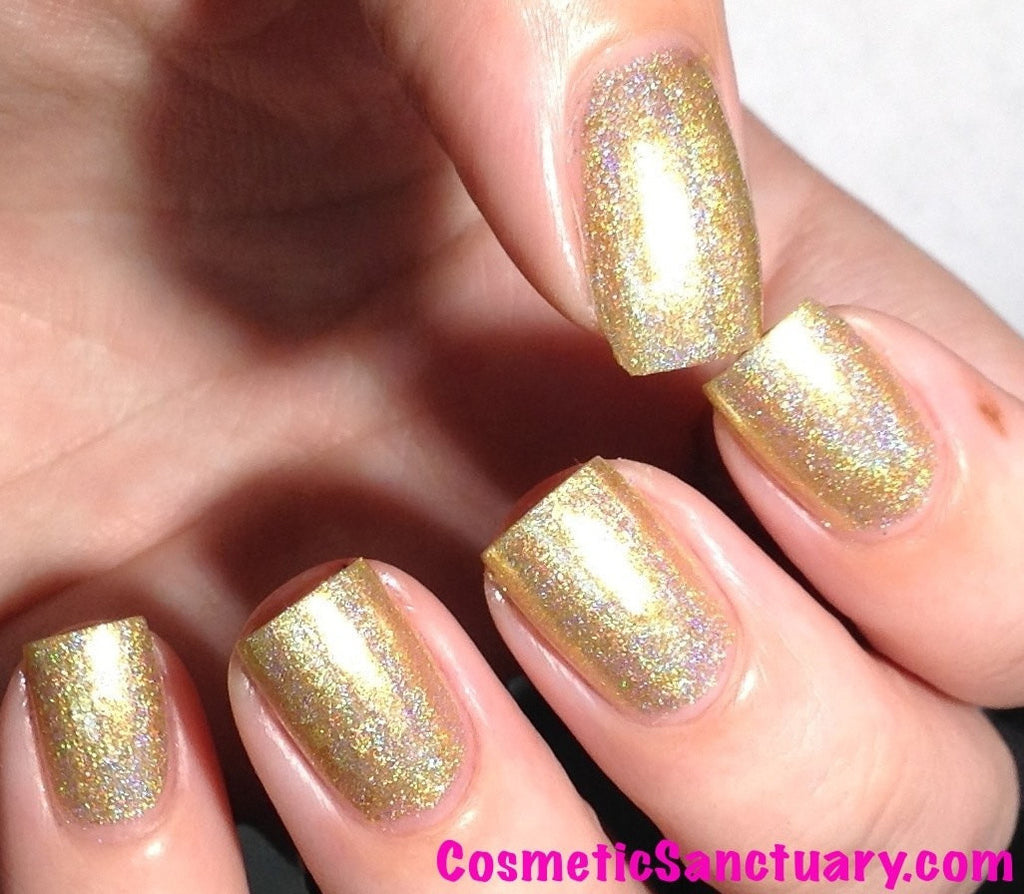 Executive Transvestite - gold linear holo / foil with flakies DISCONTINUED