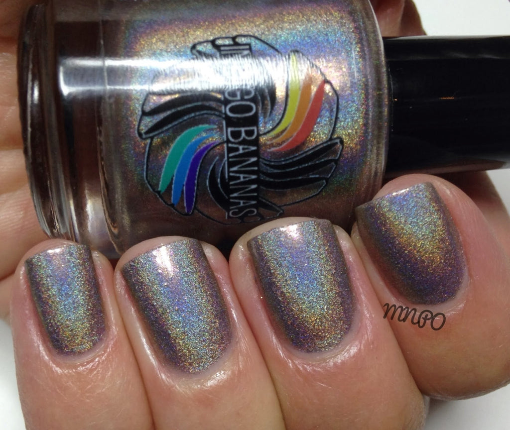 With a Spoon In It - light brown linear holo with brown & gold shimmer DISCONTINUED